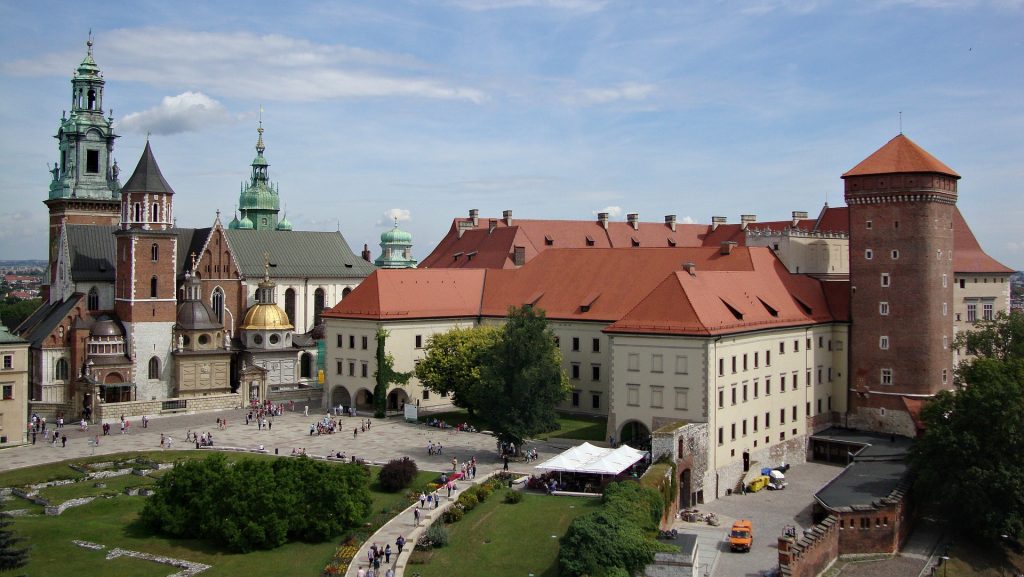 Hrad Wawel v Krakove
