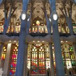 Vnútorné priestory pamiatky Sagrada Familia